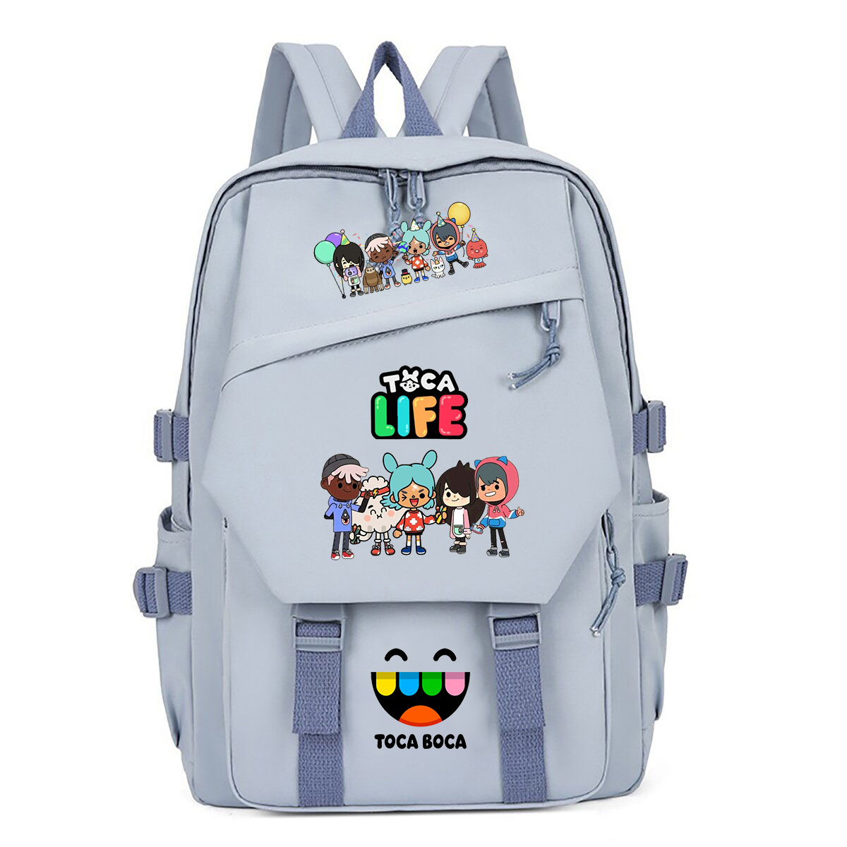 Korean Girls Lifestyle - Toca Life World Print Backpack Children