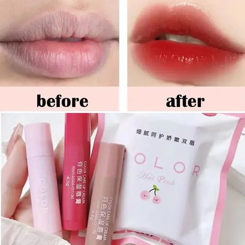 Lip Tint Korean - Lipstick Cute Red Tint Makeup Care