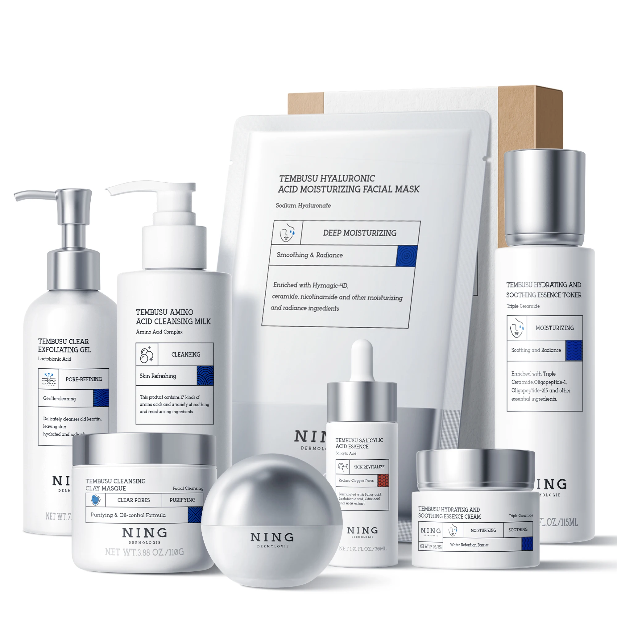Tembusu Essence Skin Care Set  - Korean Skincare Routine recension och pris