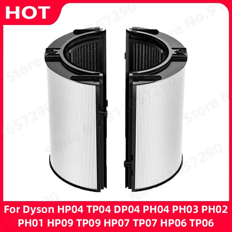 2 In 1 HEPA+Carbon Filter For  - Dyson Fan Tp07 recension och pris