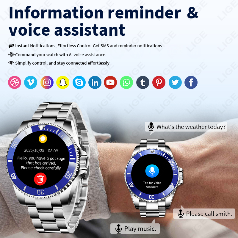 New 2026 Style Luxury Smart Wa - Korean Men Lifestyle recension och pris