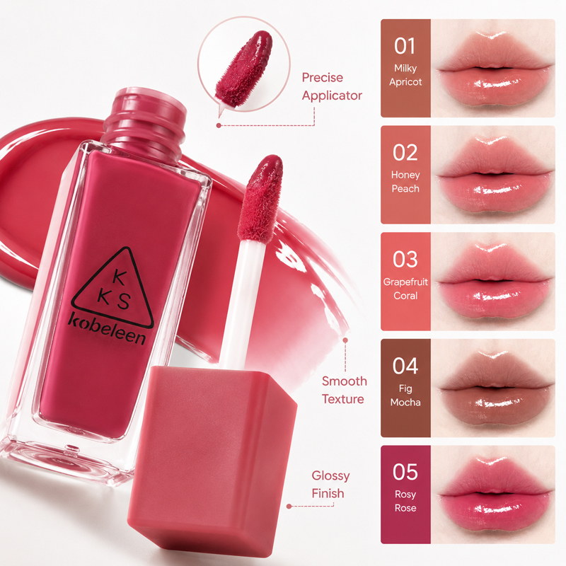 K-Beauty Juicy Glass Lip Gloss - Lip Tint Korean recension och pris