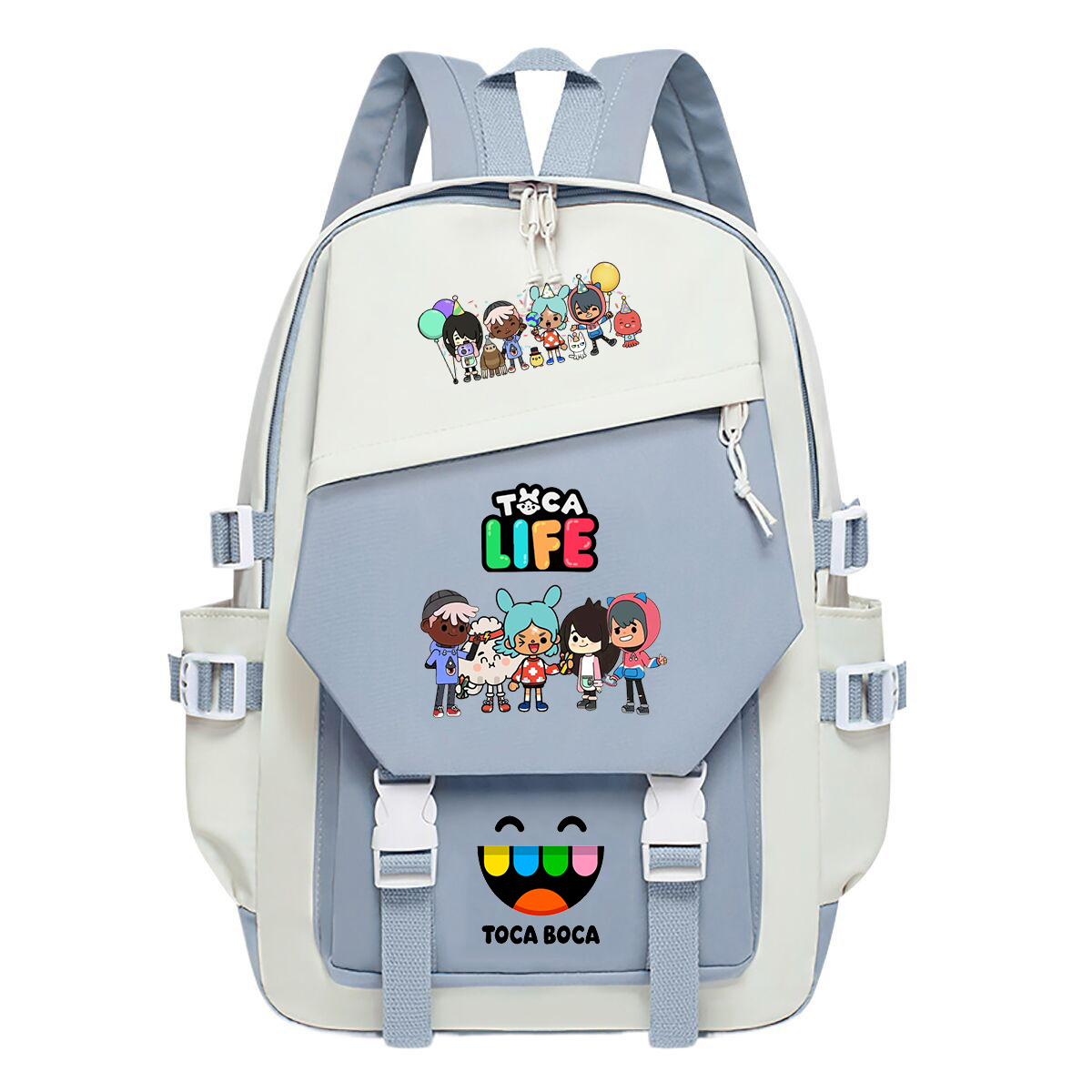 Toca Life World Print Backpack - Korean Girls Lifestyle recension och pris