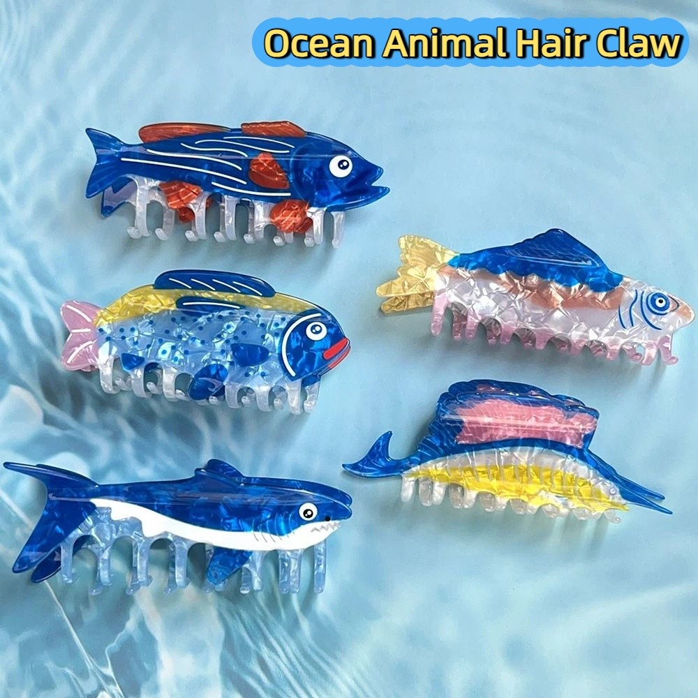 Hairpin Ocean Animal Hair Claw - Korean Girls Lifestyle recension och pris