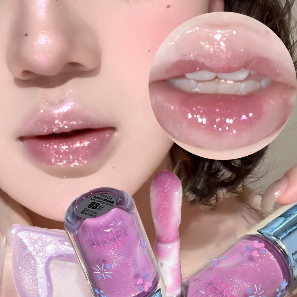 Baby Blue Sparkling Lip Gloss  - Lip Tint Korean recension och pris