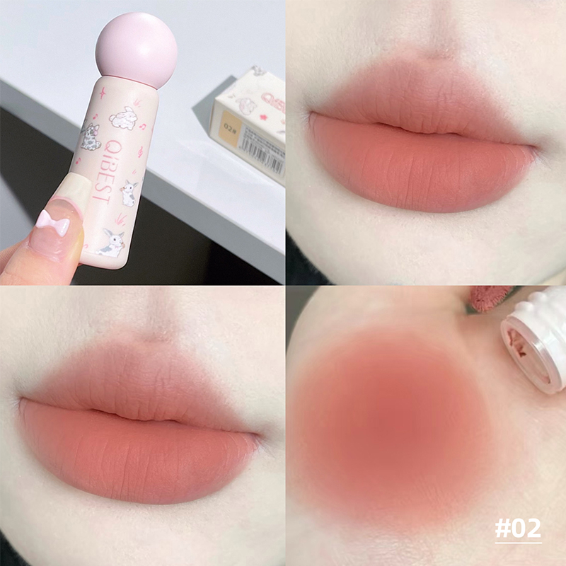 QIBEST Cute Velvet Matte Lip M - Lip Tint Korean recension och pris