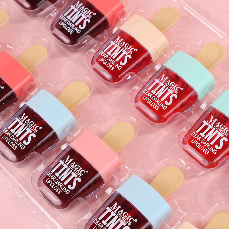 12Pcs Korea Fruit Lip Tint Ice - Lip Tint Korean recension och pris